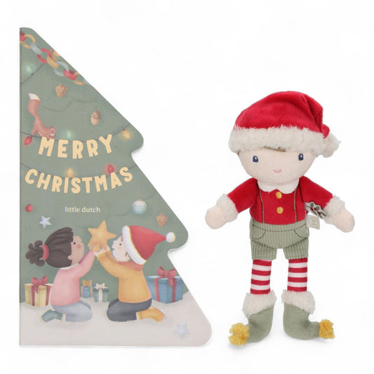 LITTLE DUTCH. Χριστουγεννιάτικο σετ δώρου με βιβλίο και κουκλάκι Jim