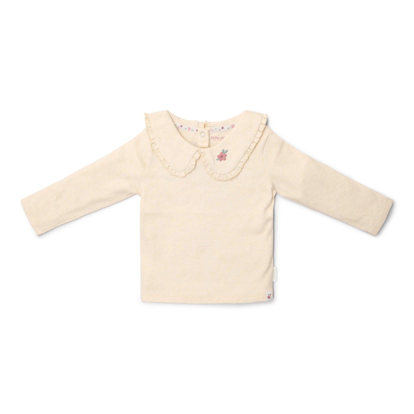 LITTLE DUTCH. Μπλουζάκι μακρυμάνικο με γιακά Sand Melee