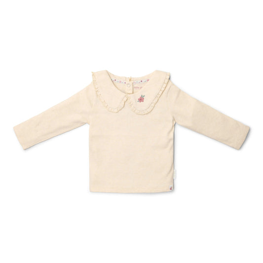 LITTLE DUTCH. Μπλουζάκι μακρυμάνικο με γιακά Sand Melee
