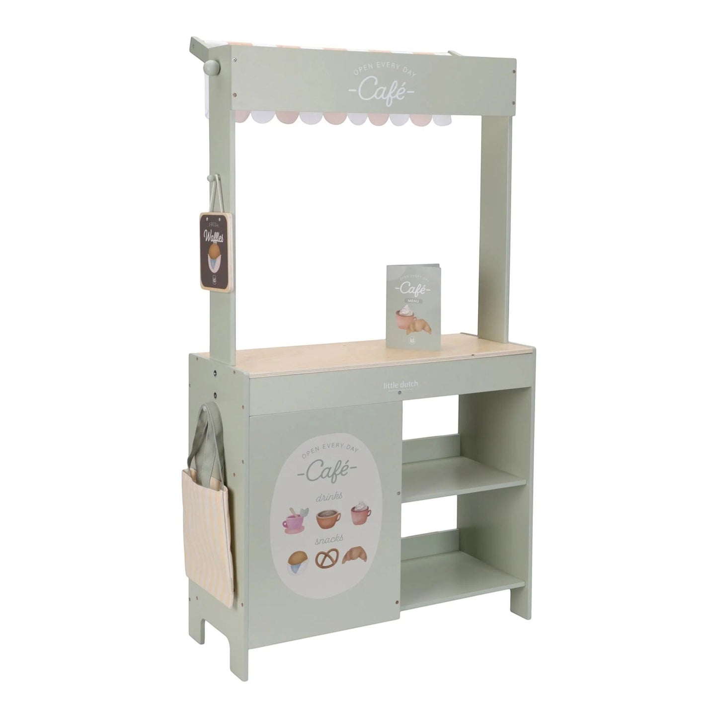 LITTLE DUTCH. Ξύλινος πάγκος αγοράς FSC