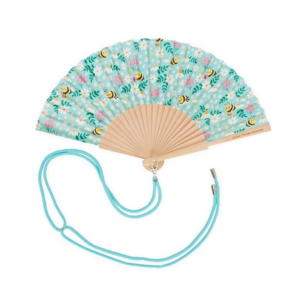 Legami. Folding Fan Bee- Green