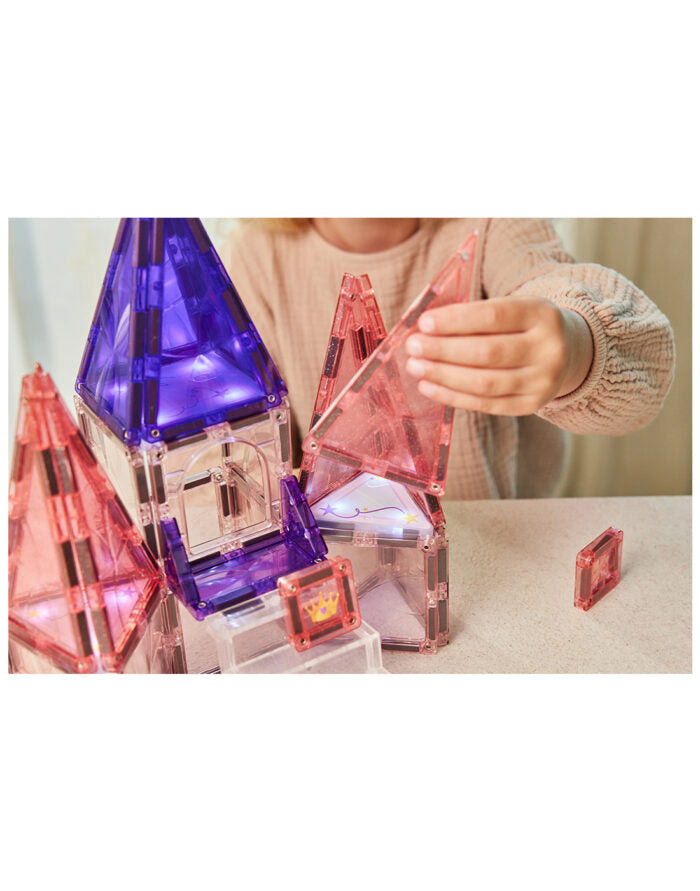 Cleverclixx. Μαγνητικά πλακίδια Princess Palace Pack | 38 κομμάτια