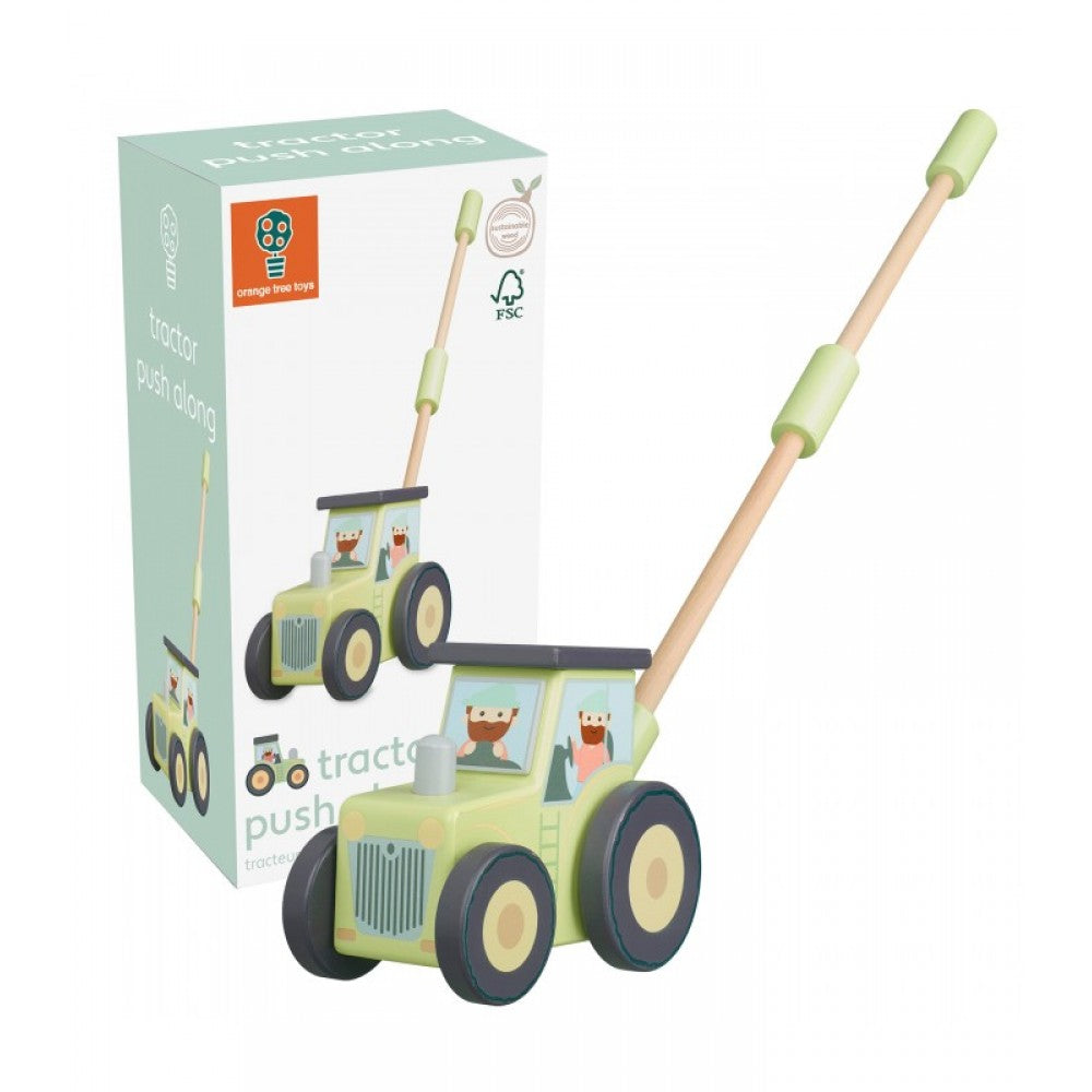 Orange Tree Toys. Τρακτέρ Push Along