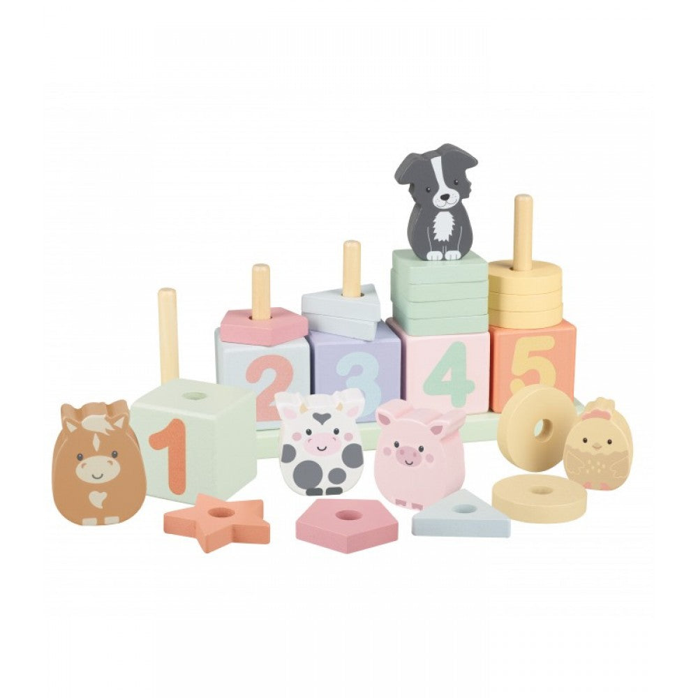 Orange Tree Toys. Παιχνίδι αριθμών Farmyard