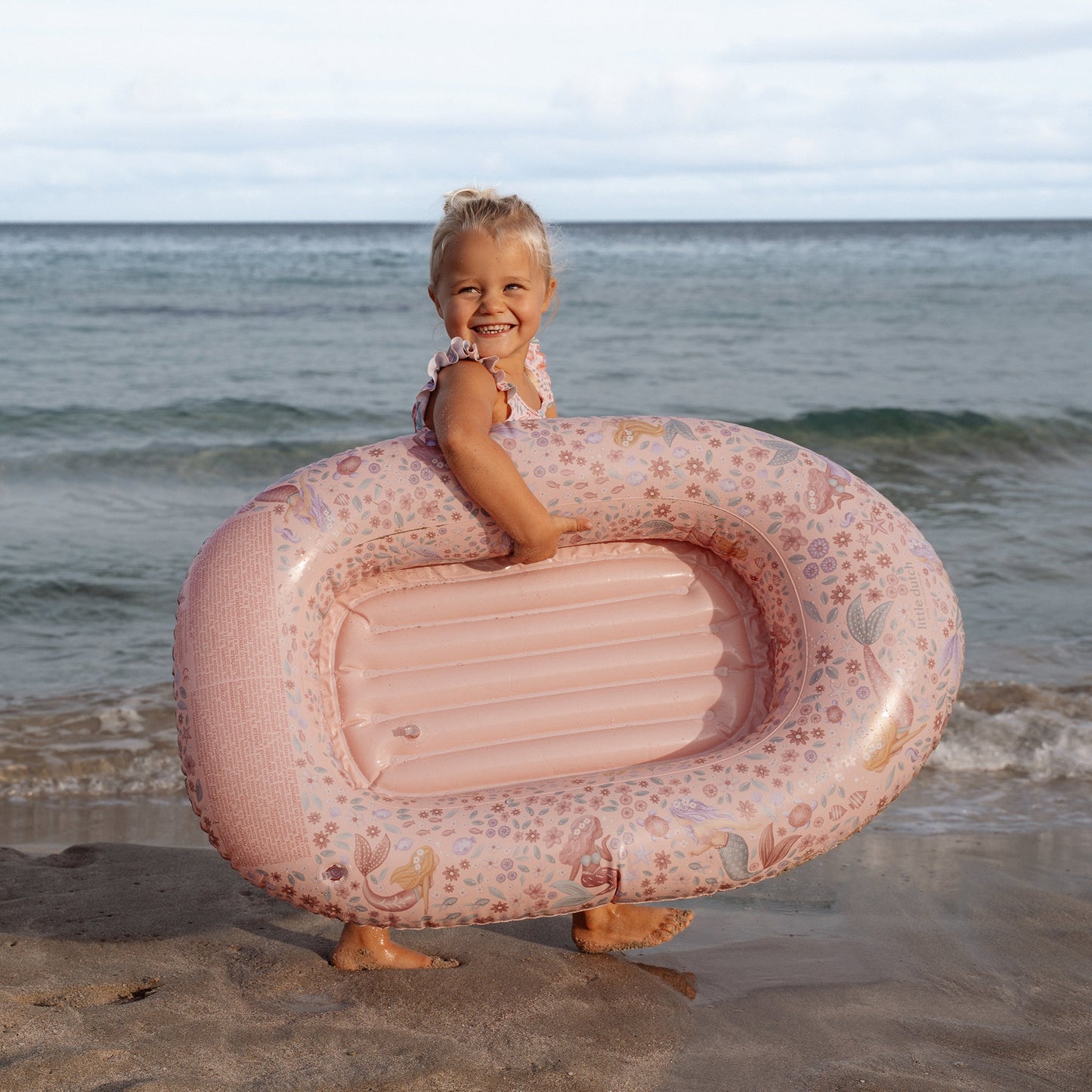 LITTLE DUTCH. Φουσκωτή βάρκα Dreamy Mermaid Ροζ