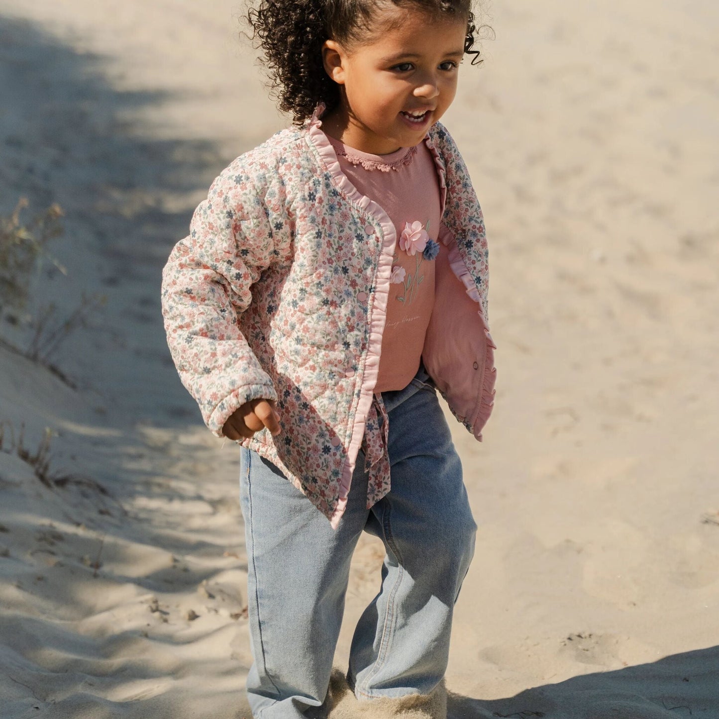 LITTLE DUTCH. Παντελόνι με ζωνάκι Denim