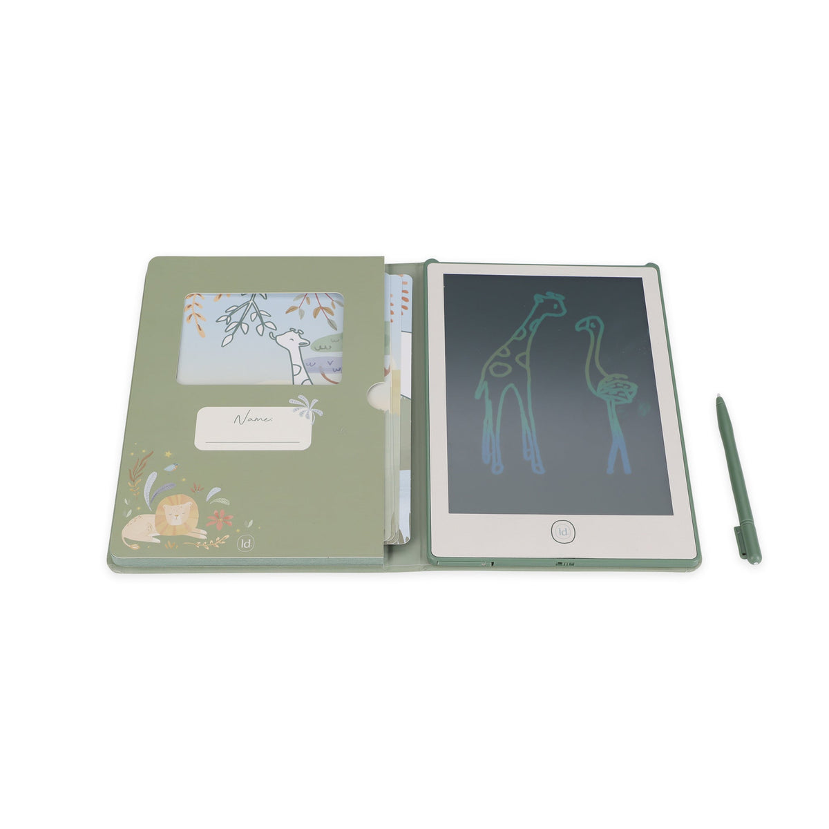LITTLE DUTCH. Tablet ζωγραφικής Safari Friends (πράσινο)
