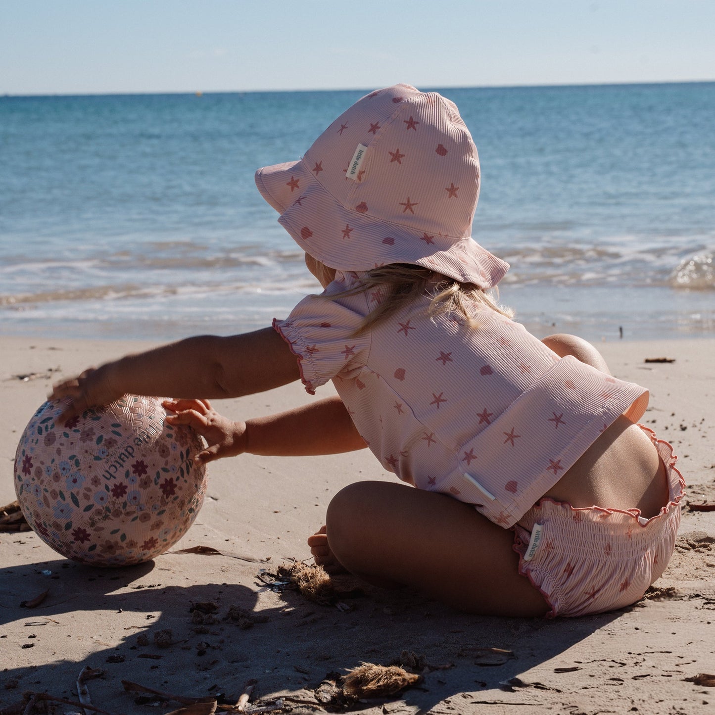 LITTLE DUTCH. Μπλουζάκι κοντομάνικο με προστασία UV Dreamy Seashells