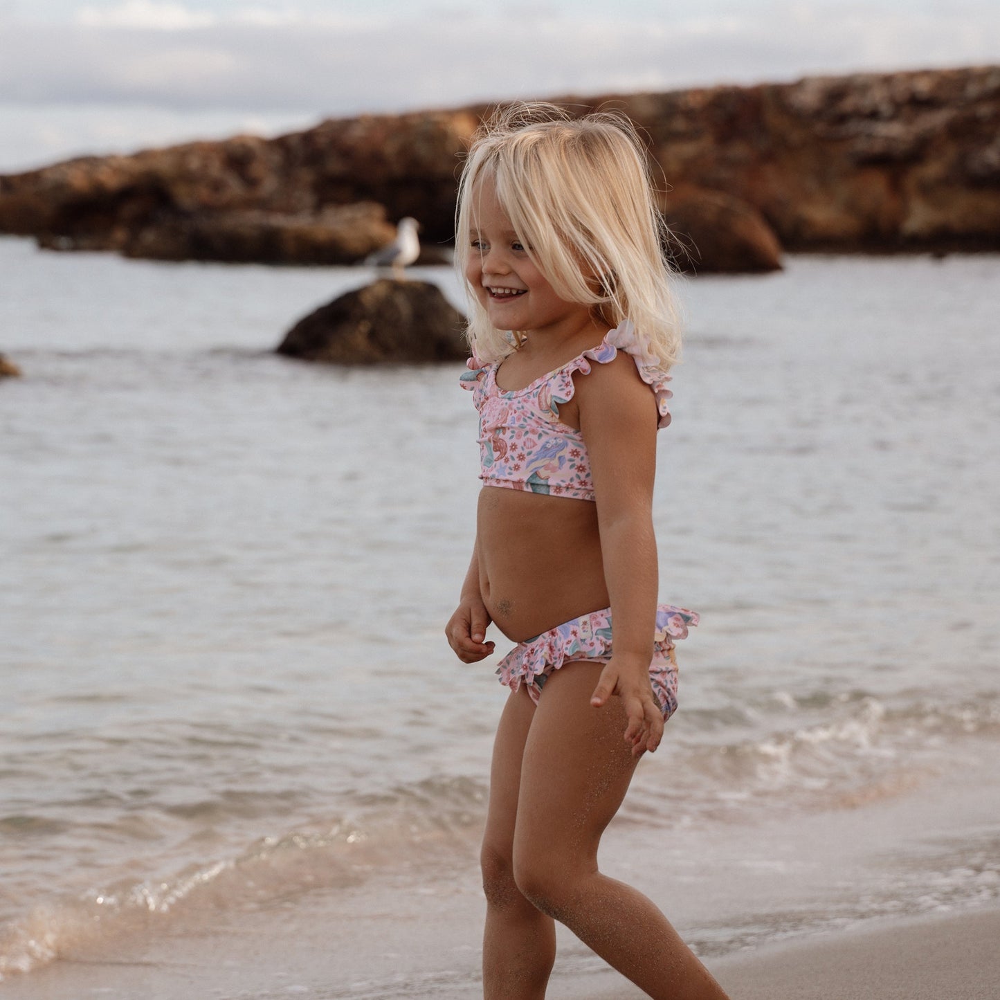 LITTLE DUTCH. Παιδικό σετ μπικίνι με βολάν Dreamy Mermaid