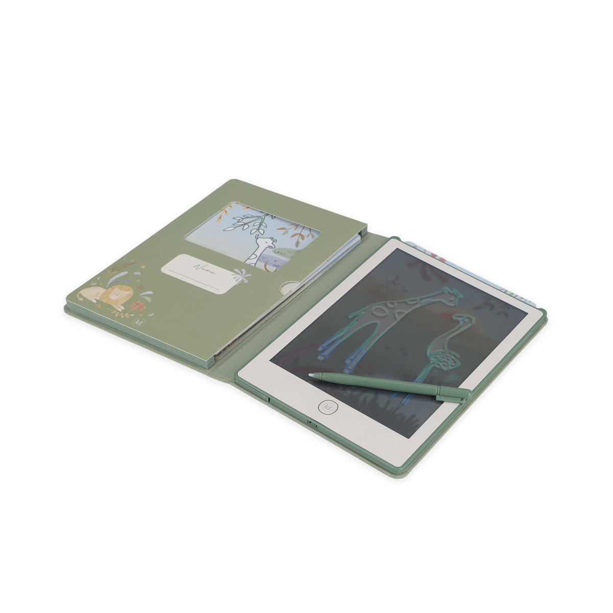 LITTLE DUTCH. Tablet ζωγραφικής Safari Friends (πράσινο)