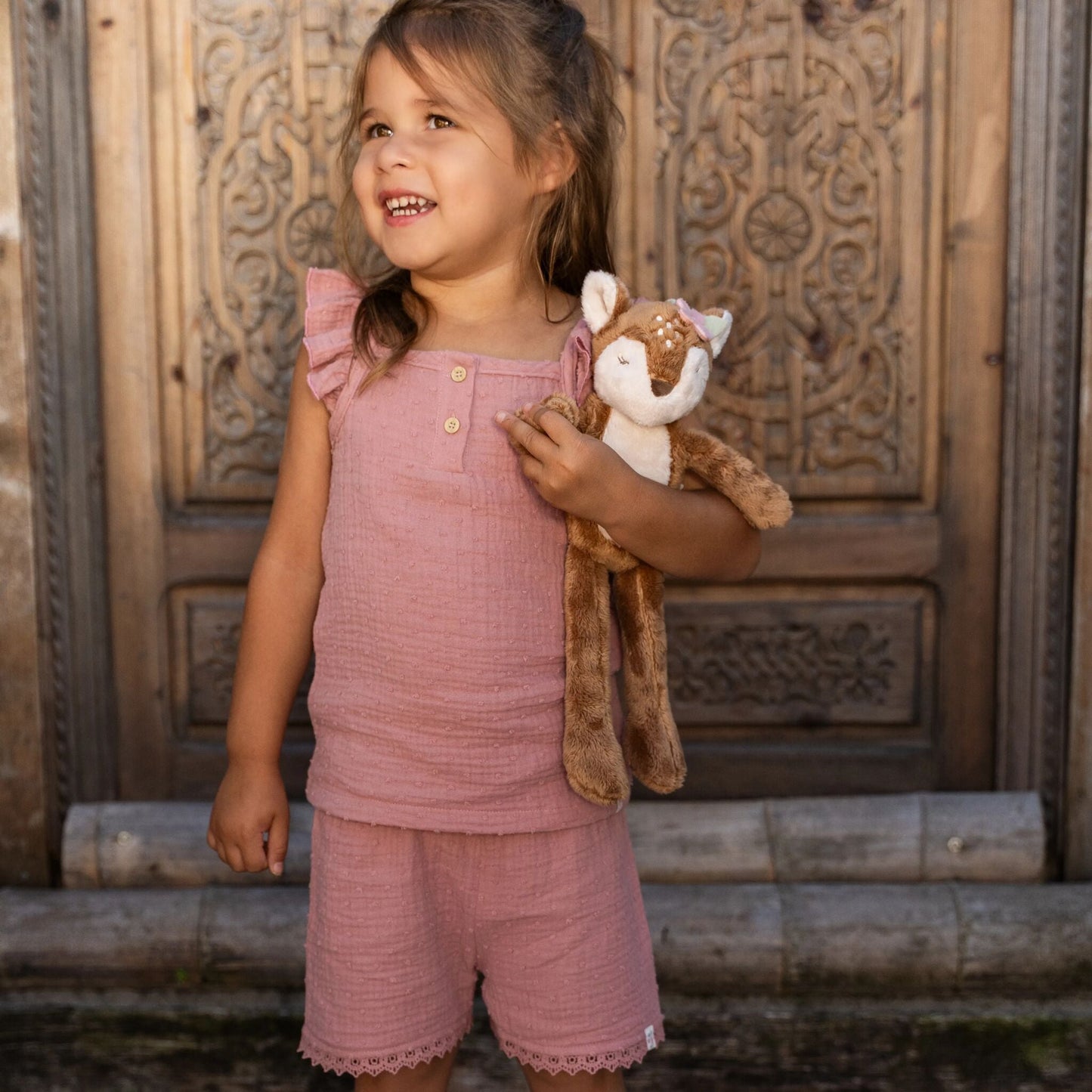 LITTLE DUTCH. Παντελονάκι κοντό Pink Blush