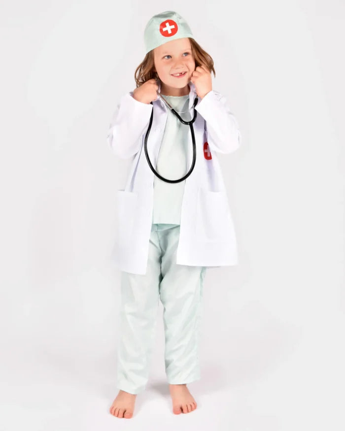 Den Goda Fen.  Στολή γιατρού Doctor set 6pcs
