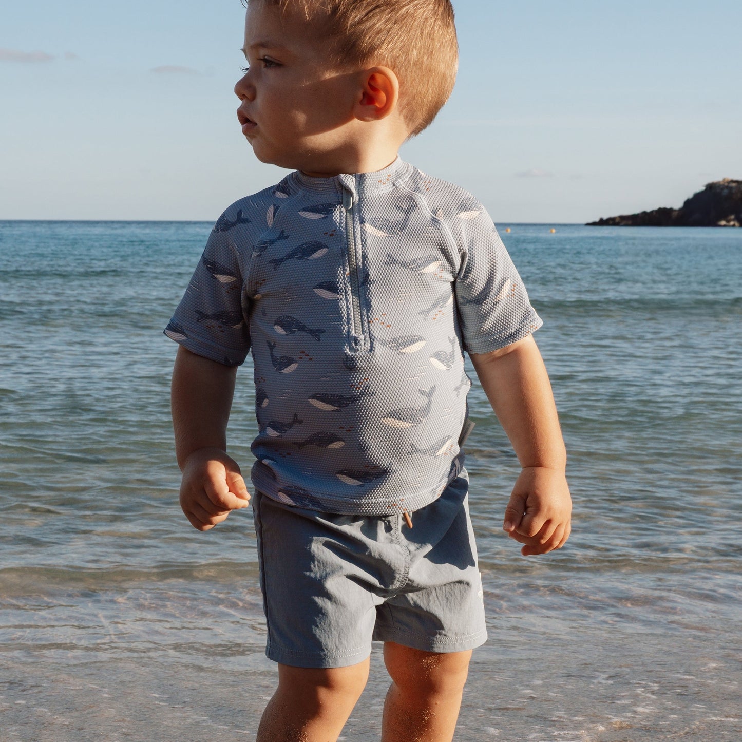 LITTLE DUTCH. Παιδικό μαγιό βερμούδα για αγόρια Ocean Blue