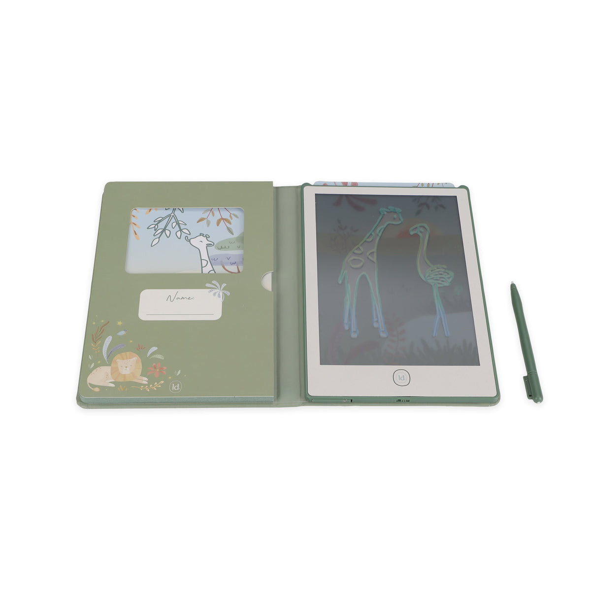 LITTLE DUTCH. Tablet ζωγραφικής Safari Friends (πράσινο)