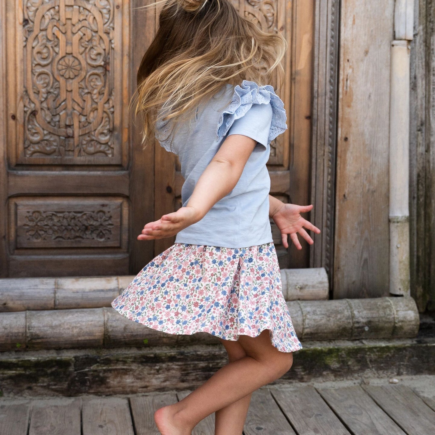 LITTLE DUTCH. Φούστα Meadow Flowers