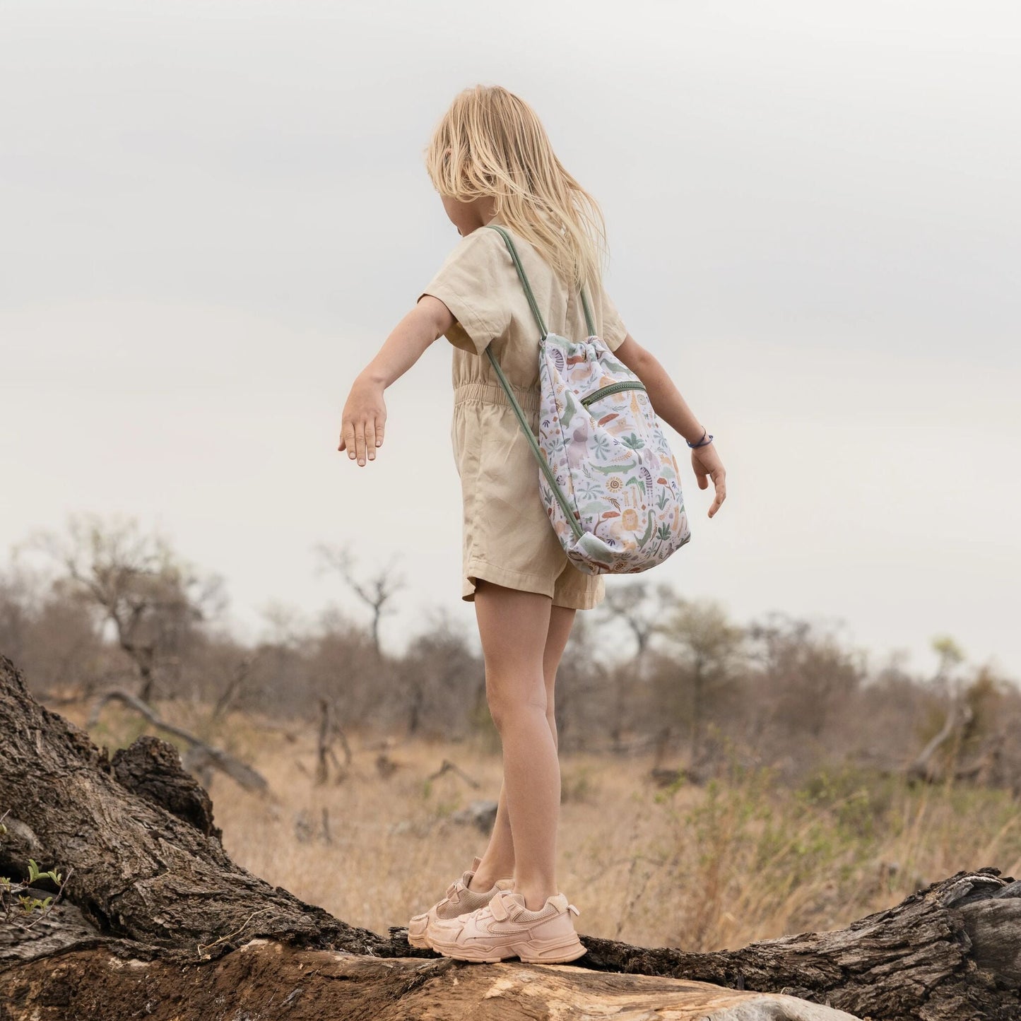 LITTLE DUTCH. Τσάντα γυμναστηρίου Safari Friends