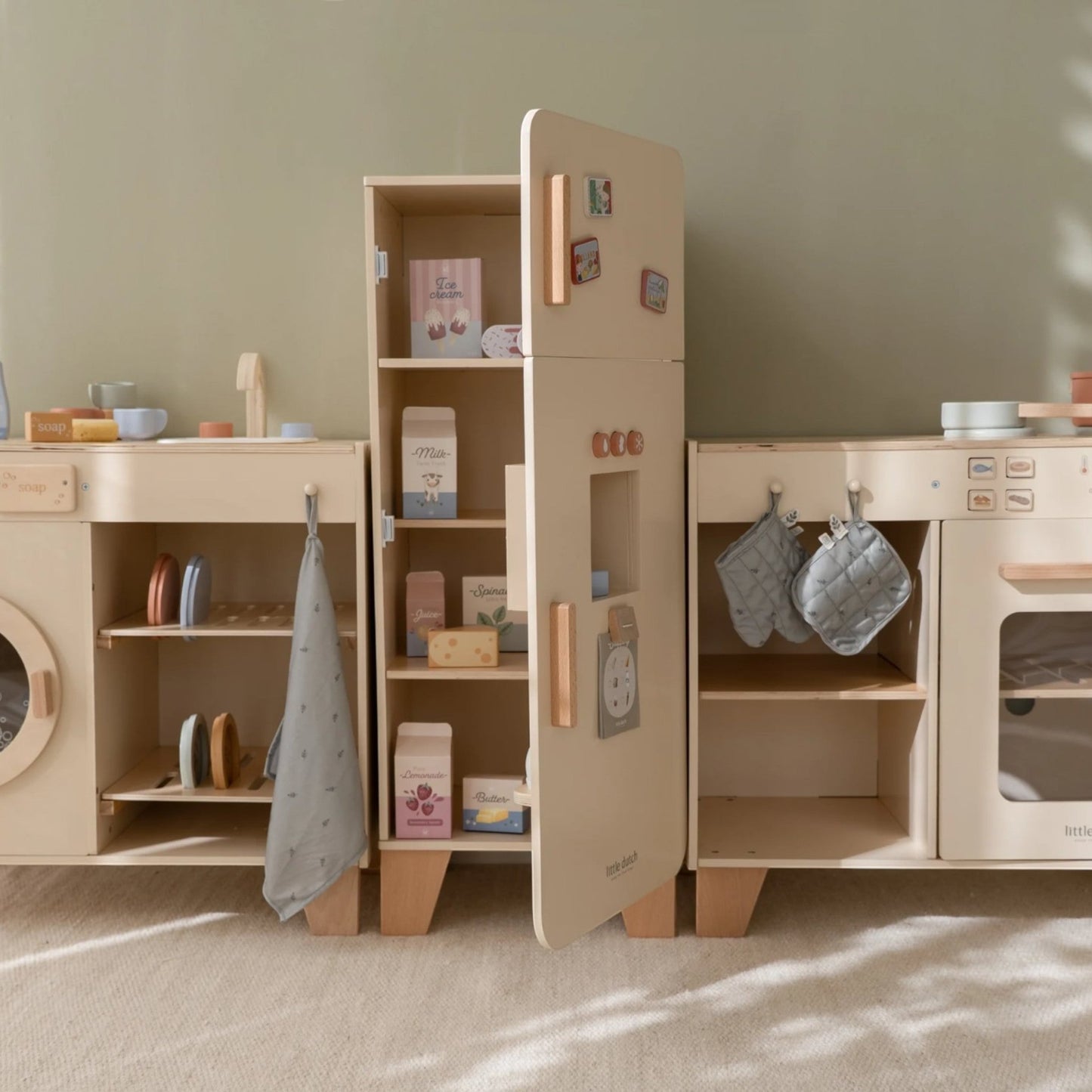 LITTLE DUTCH. Ξύλινο πλυντήριο ρούχων FSC Limited Edition