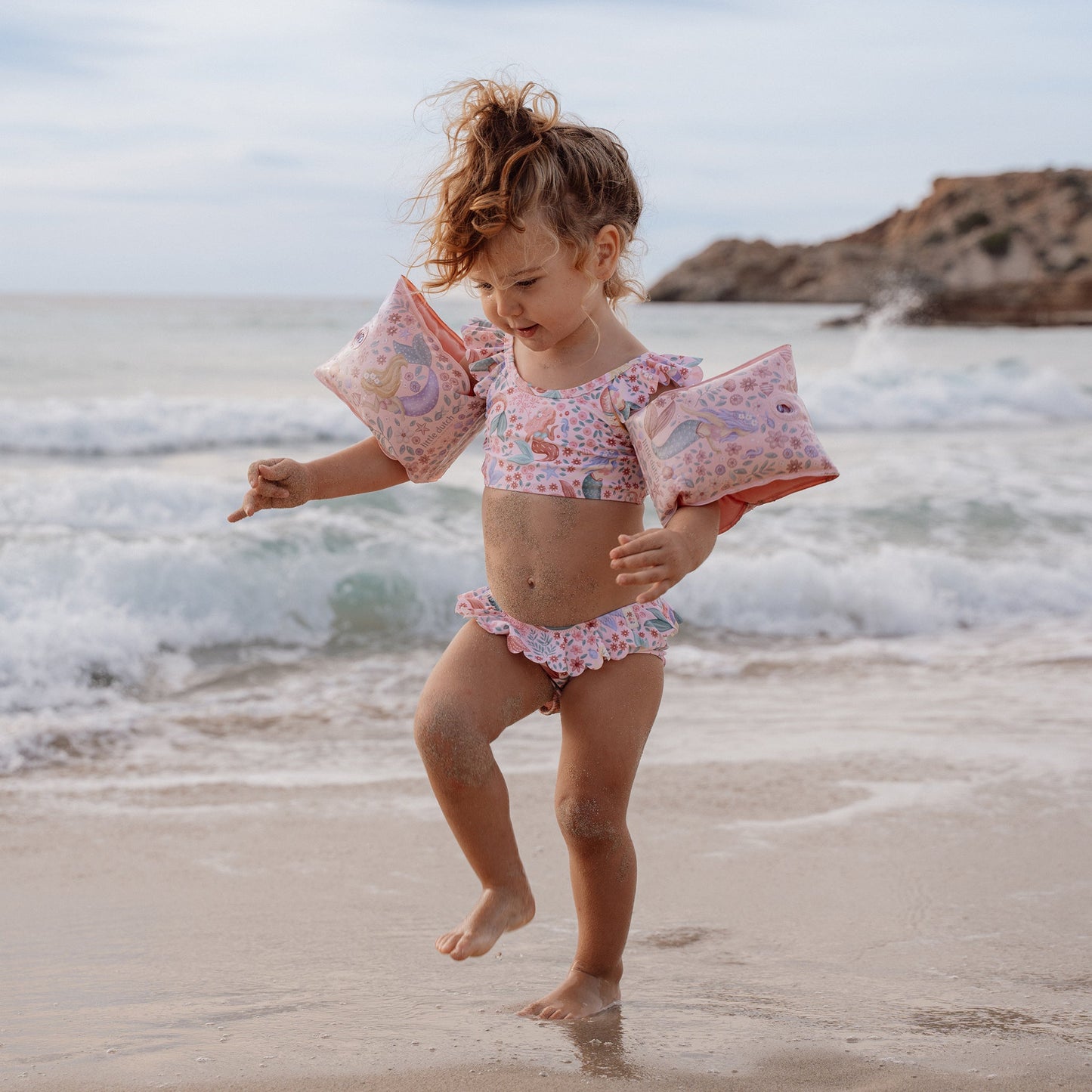 LITTLE DUTCH. Παιδικό σετ μπικίνι με βολάν Dreamy Mermaid
