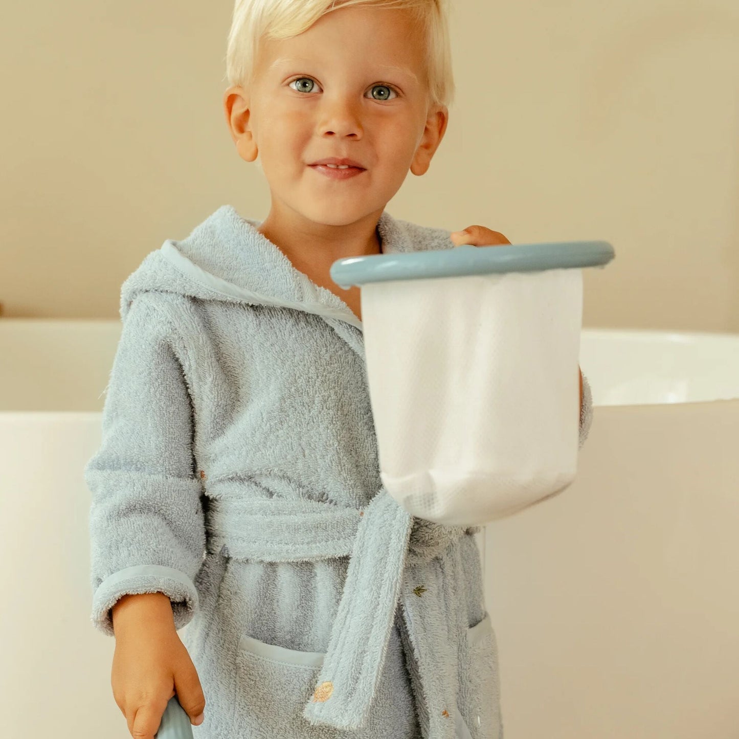 LITTLE DUTCH. Παιχνίδι ψαρέματος με απόχη (γαλάζιο)