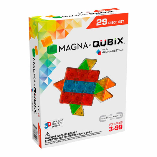 Magna-Tiles Μαγνητικό Παιχνίδι Qubix 29 Κομμάτια για 3+ ετών