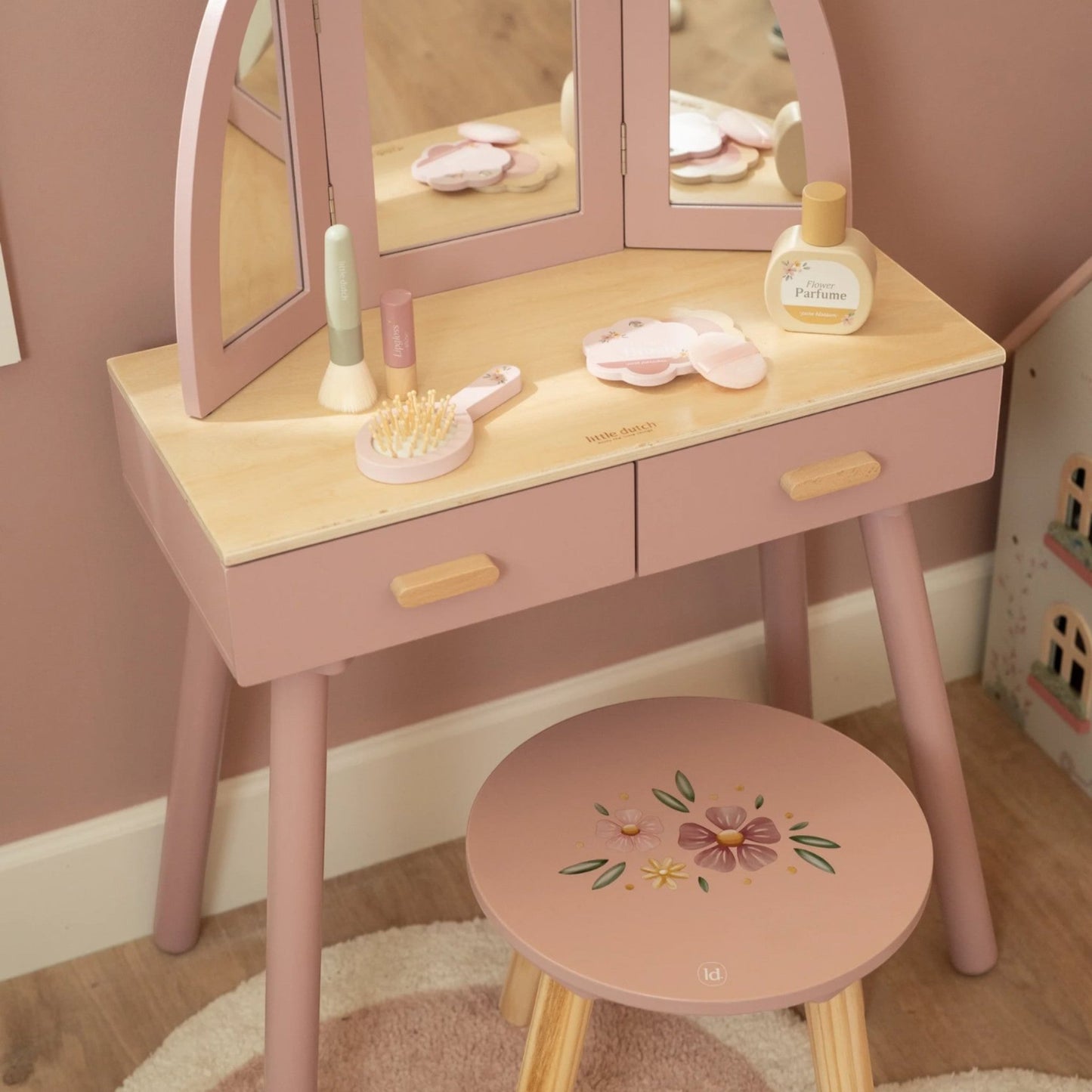 LITTLE DUTCH. Boudoir με ξύλινα αξεσουάρ μεγάλο FSC