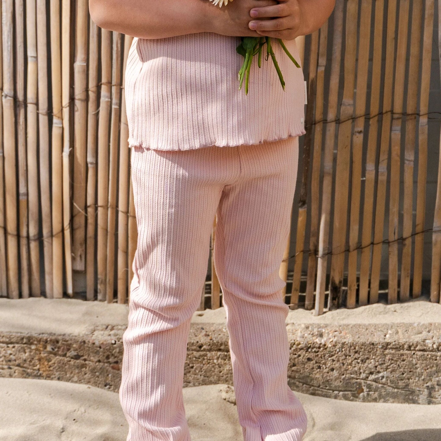 LITTLE DUTCH. Παντελονάκι καμπάνα Fairy Pink
