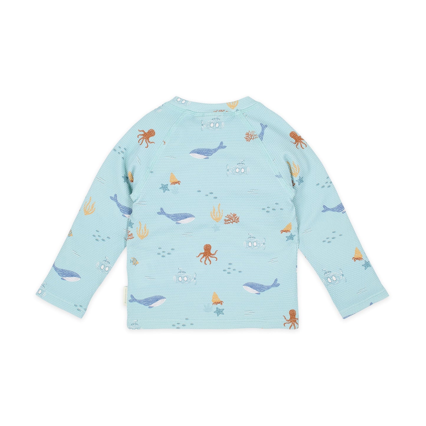 LITTLE DUTCH. Μπλουζάκι μακρυμάνικο με προστασία UV Ocean Friends