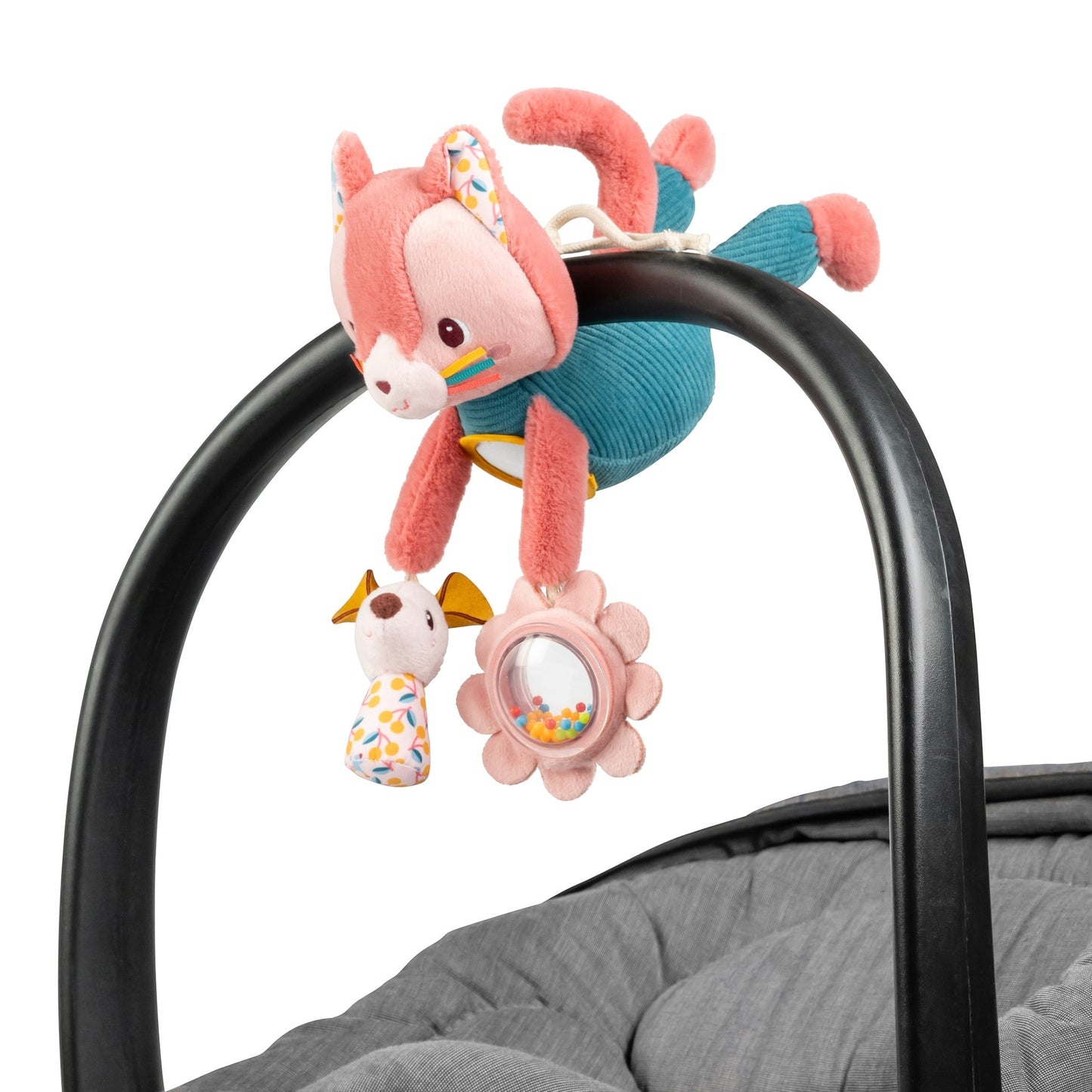 LILLIPUTIENS. Κρεμαστό υφασμάτινο κουκλάκι δραστηριοτήτων Jeanne