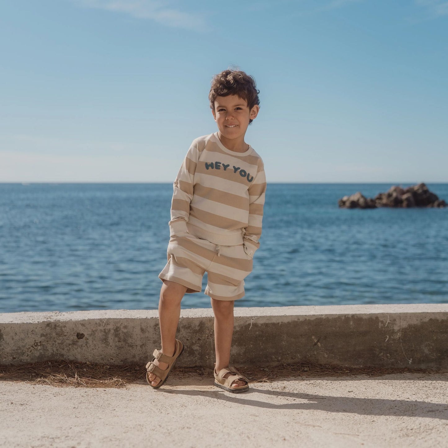 LITTLE DUTCH. Παντελονάκι κοντό Biscuit Stripe