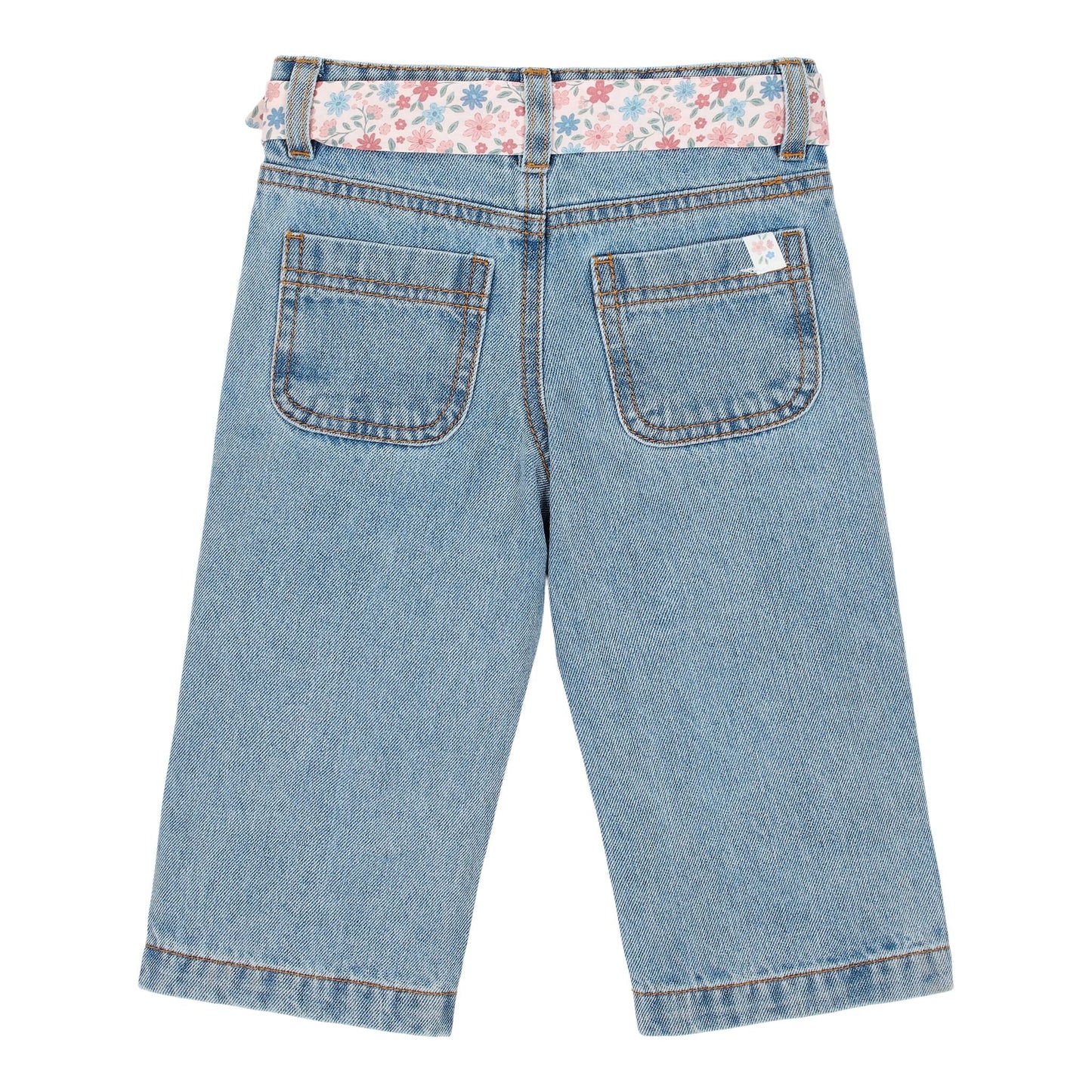 LITTLE DUTCH. Παντελόνι με ζωνάκι Denim