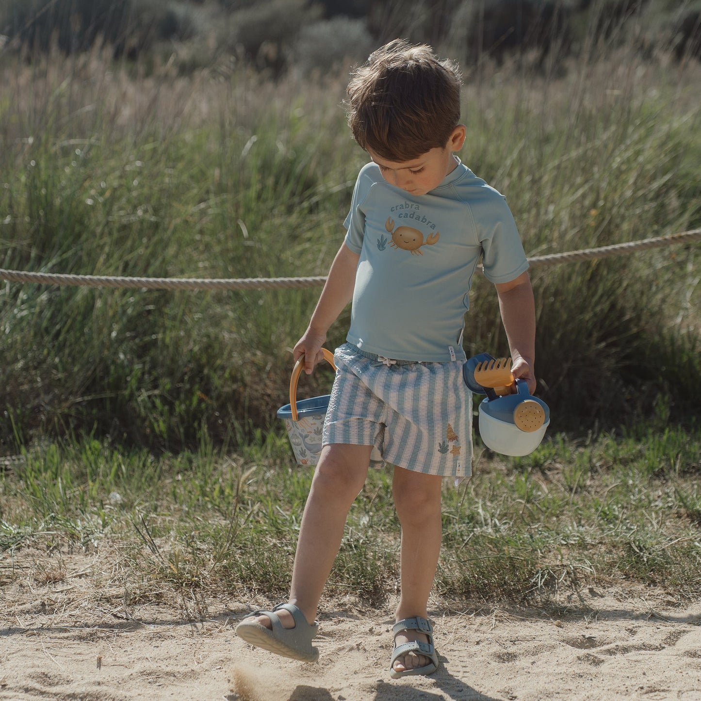 LITTLE DUTCH. Παιδικό μαγιό βερμούδα για αγόρια Ocean Surf Stripes