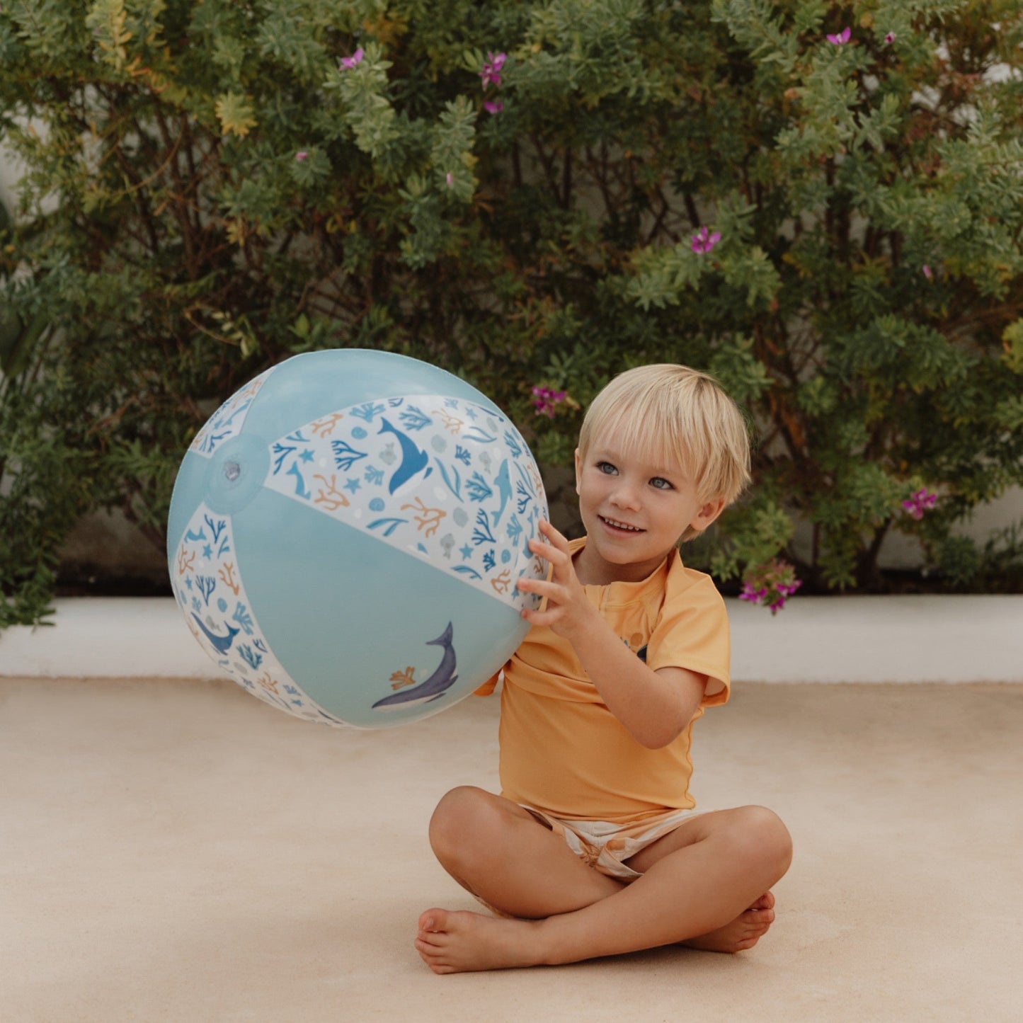 LITTLE DUTCH. Μπάλα παραλίας Ocean Dreams Μπλε (35 εκ.)