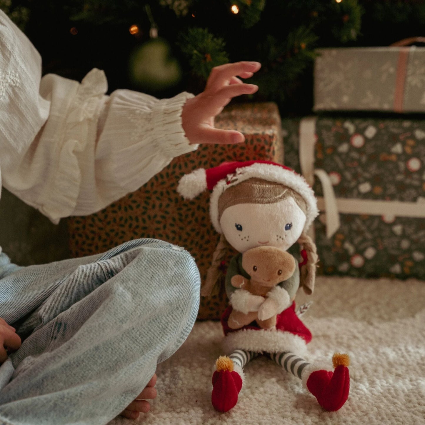 LITTLE DUTCH. Κούκλα Χριστουγεννιάτικη Rosa GRS (35 εκ.)