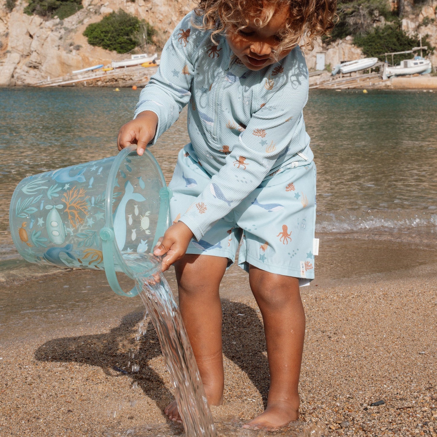 LITTLE DUTCH. Παιδικό μαγιό βερμούδα για αγόρια Ocean Friends
