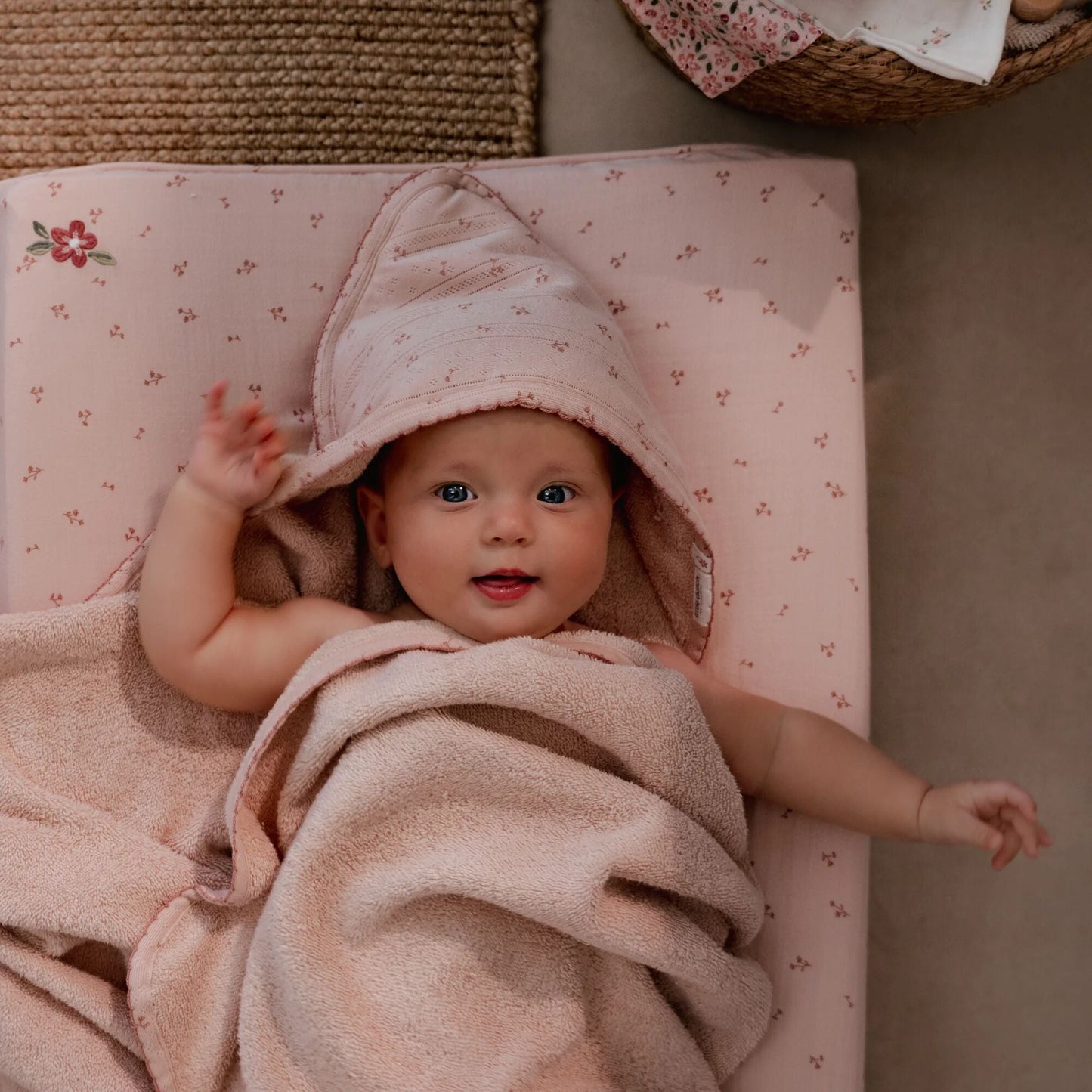 LITTLE DUTCH. Κάλυμμα μαξιλαριού αλλαξιέρας Pure Blossom