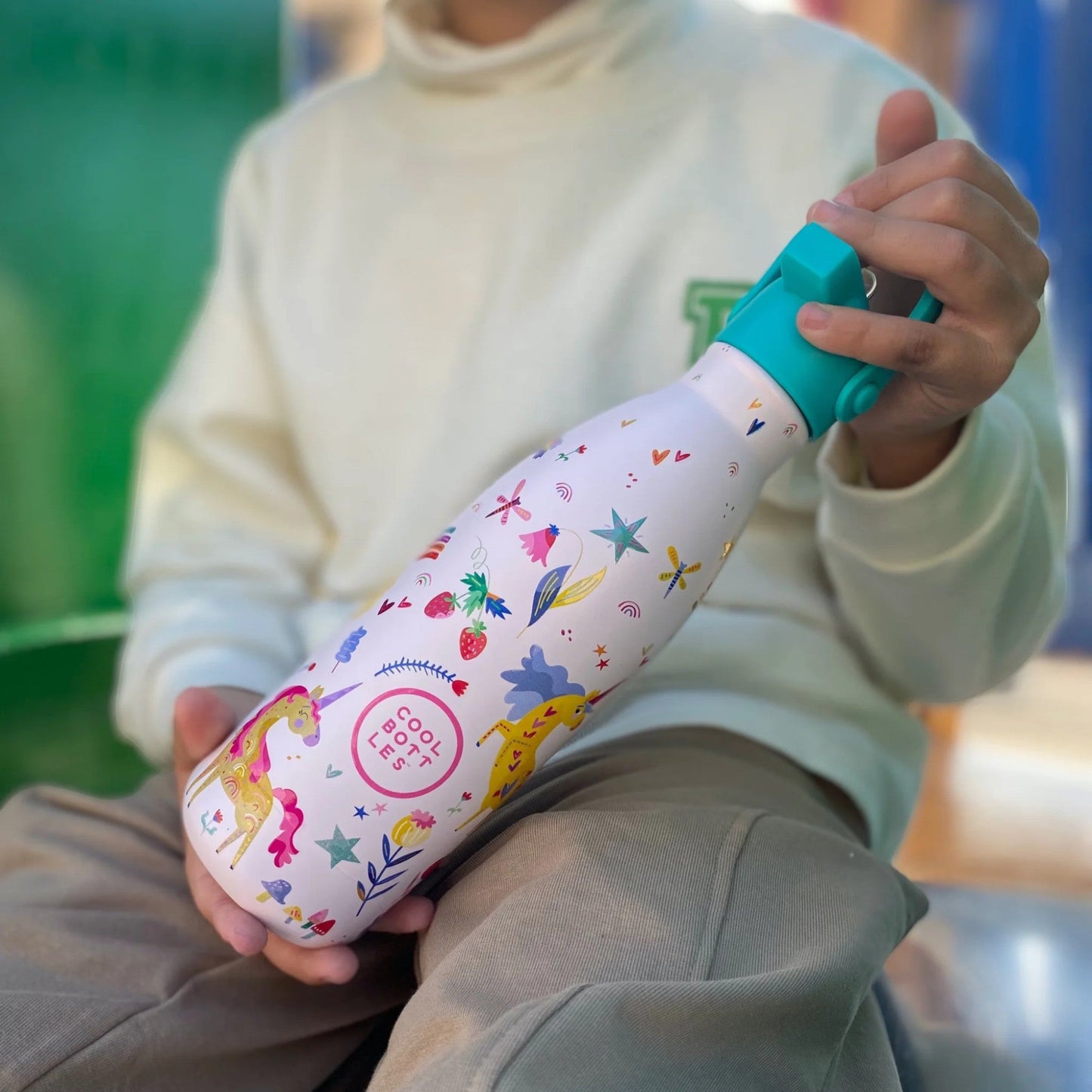 COOL BOTTLES. Ανοξείδωτο μπουκάλι Αστείοι Μονόκεροι 350ml