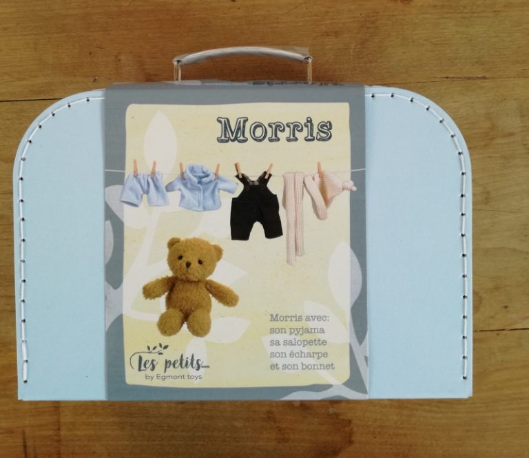 Egmont Toys. Βαλιτσάκι Morris με τα ρούχα του