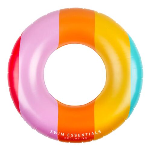 Swim Essentials: Σωσίβιο ⌀90εκ. για παιδιά από 6+ ετών - "Rainbow"