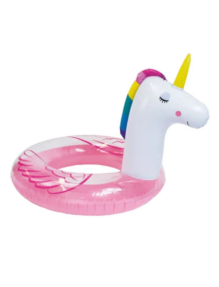 Swim Essentials: Παιδικό σωσίβιο κουλούρα 104εκ. - "Transparant Unicorn"