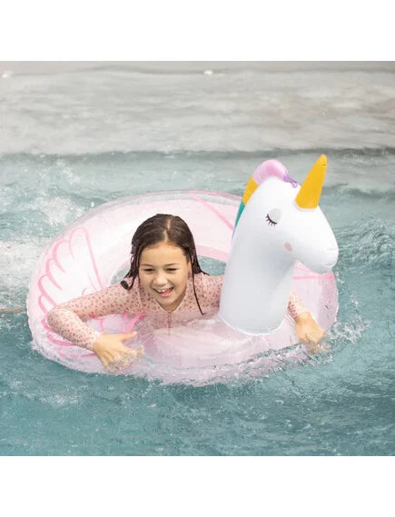Swim Essentials: Παιδικό σωσίβιο κουλούρα 104εκ. - "Transparant Unicorn"