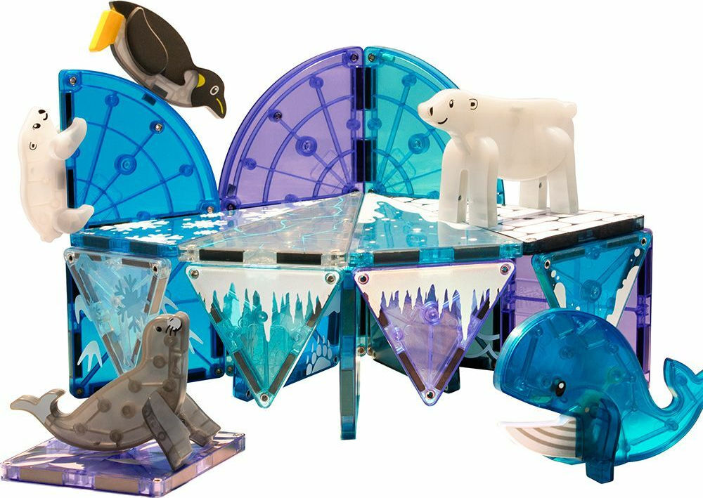 Magna-Tiles Μαγνητικό Παιχνίδι Μαγνητικά Πλακίδια Arctic Animals 25 Κομμάτια για 3+ ετών