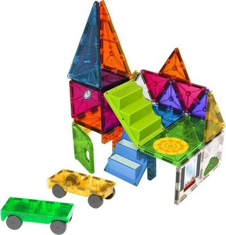 Magna-Tiles Μαγνητικό Παιχνίδι Μαγνητικά Πλακίδια House 28 Κομμάτια για 3+ ετών