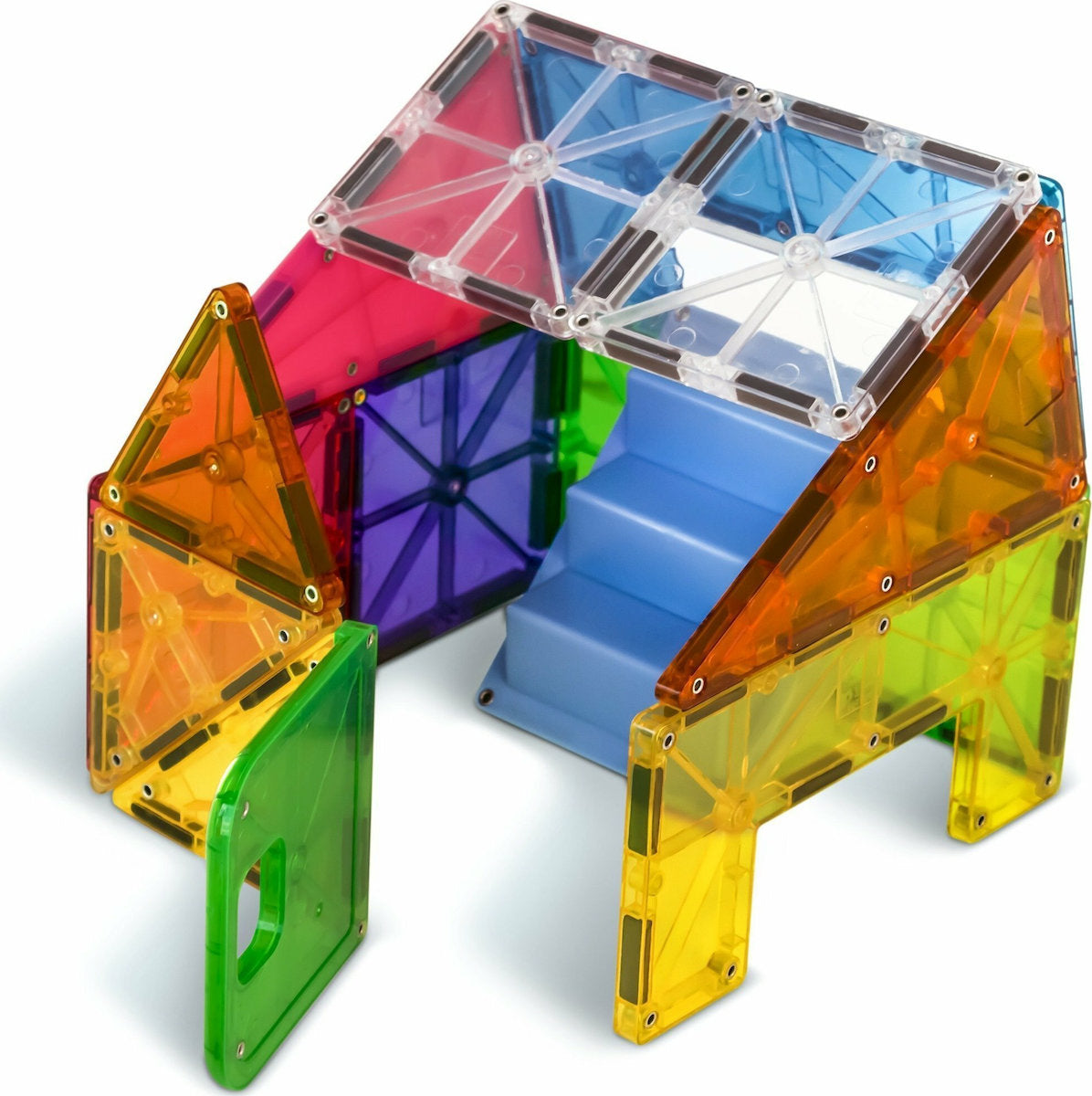 Magna-Tiles Μαγνητικό Παιχνίδι Μαγνητικά Πλακίδια House 28 Κομμάτια για 3+ ετών