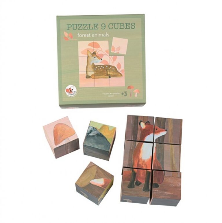 Egmont Toys. Κυβάκια παζλ Δάσος (9 κομμάτια)