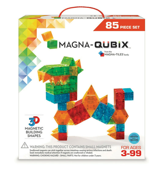 Magna-Tiles Μαγνητικό Παιχνίδι Qubix 85 Κομμάτια για 3+ ετών