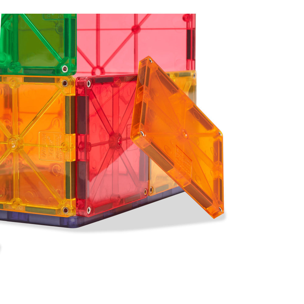 Magna-Tiles Μαγνητικό Παιχνίδι Μαγνητικά Πλακίδια Clear Colors 32 Κομμάτια για 3+ ετών