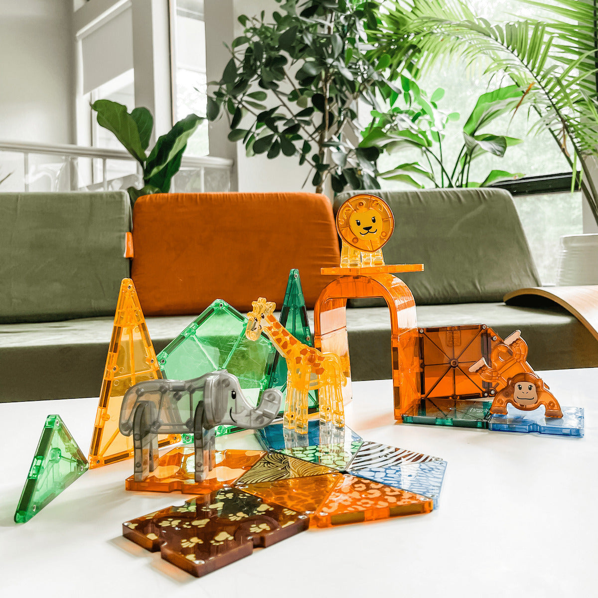 Magna-Tiles Μαγνητικό Παιχνίδι Μαγνητικά Πλακίδια Safari Animals 25 Κομμάτια για 3+ ετών