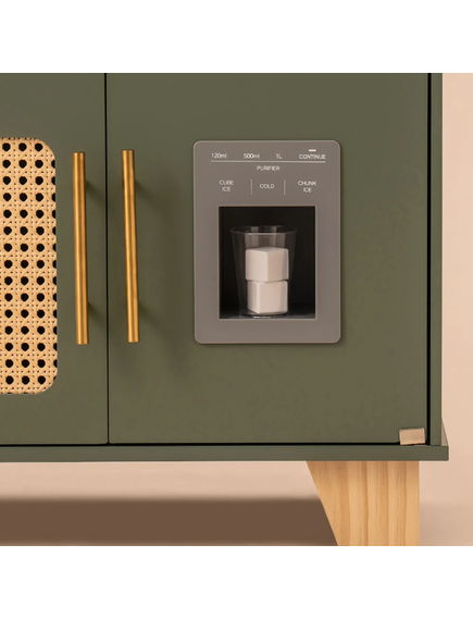 A-Play: Ξύλινη παιδική κουζίνα με κατσαρολικά- Vintage green