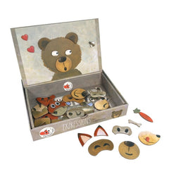 Egmont Toys.Μαγνητικό παιχνίδι, εκράσεις ζώων