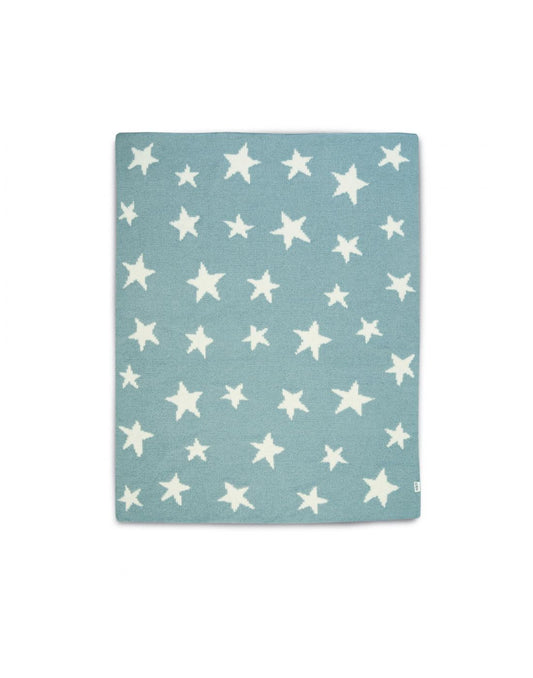 Mamas & Papas. Παιδική Παιδική Κουβέρτα Chenille Mamas & Papas 70*90 cm Blue Star